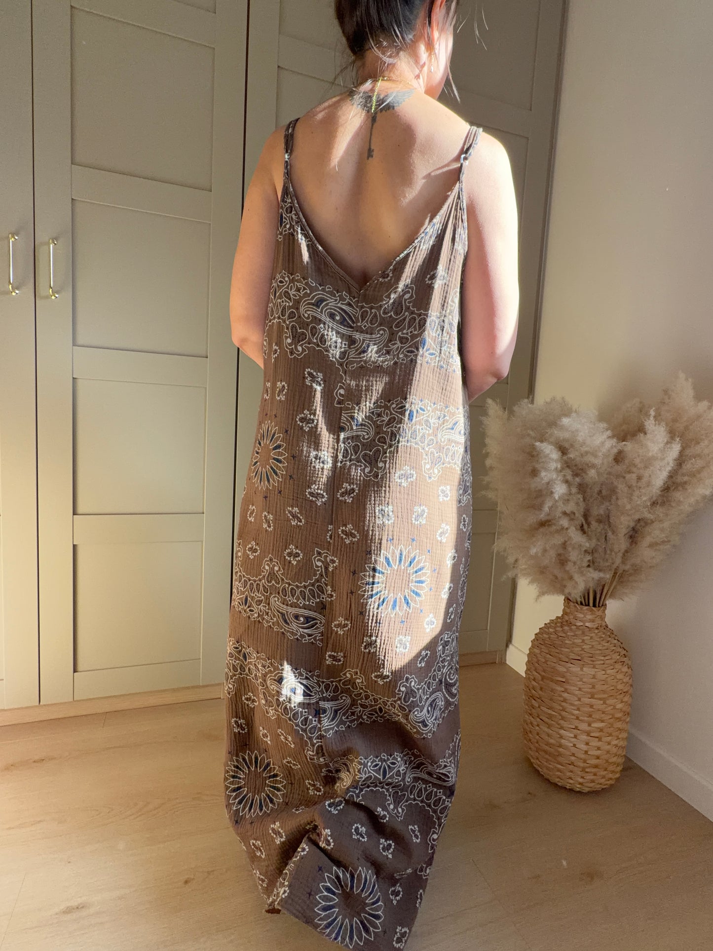Robe longue gaze de coton DAKOTA