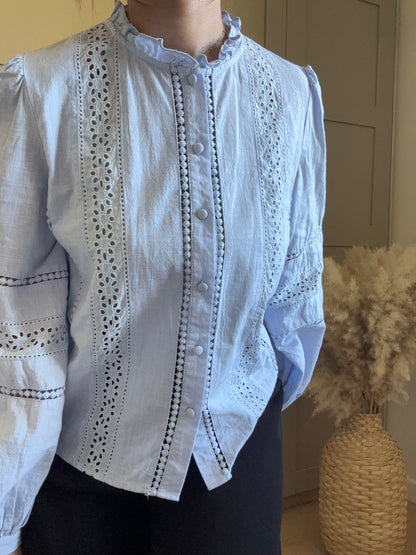Blouse SOLIA - Bleue